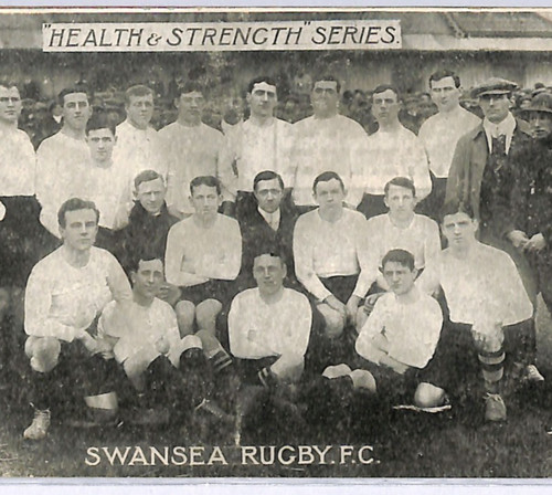 Wales rugby postcard - rugby,