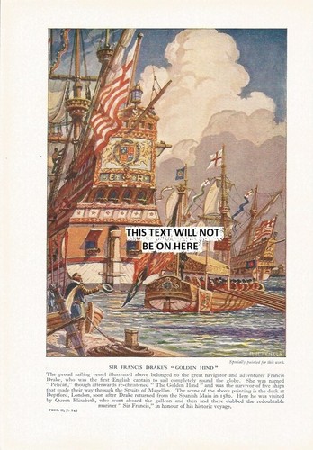 Sir frances drakes golden hind - drakes,
