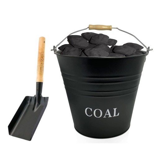 Coal bucket and shovel set - and,