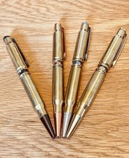 Personalised Handmade .308 Brass Twist Bullet Pen