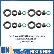 4 Fuel Injector kit For Suzuki GSXR 600, 750, 1000 Hayabusa GSX1300, 15710-24F00