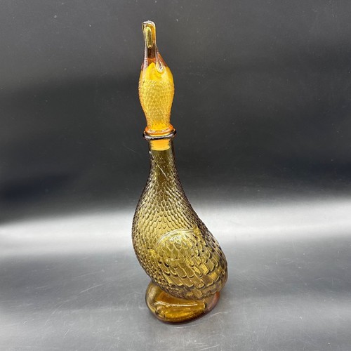 Vintage amber glass - amber,