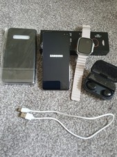 Samsung Galaxy s10+ plus Black 128gb Unlock Perfect condition+ Accessories