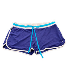 Nike Sprinter Running Shorts XL Womens Blue Mesh The Athletic Dept Dolphin Hem