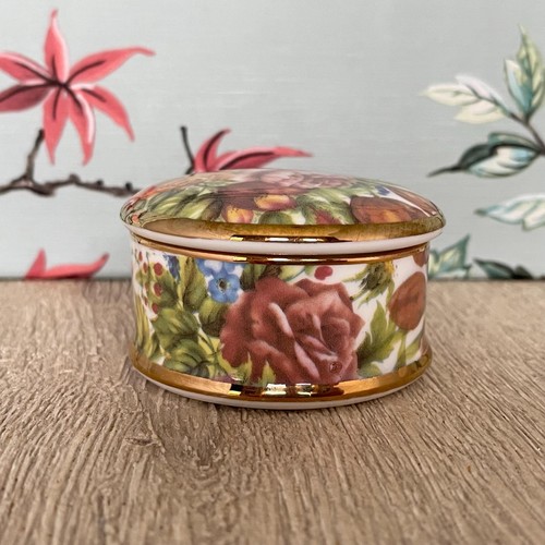 Vintage ceramic keepsake box - vintage,