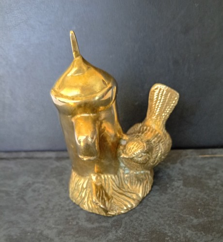 Brass have wren drinking - a,