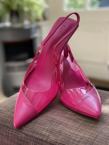 Stradivarius pink heeled - stradivarius, sling