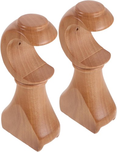 Wooden curtain rod brackets - rod,
