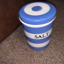 T G Green Cornishware Salt Jar