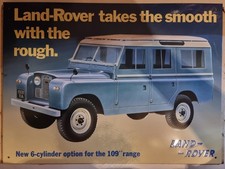 Land Rover 109" Metal Sign
