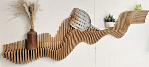 Parametric wall art - art, shelf
