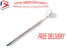 Dental Mirror with Handle Excellent Quality Surgical / Dental Students / Dentist