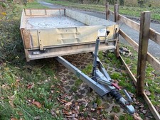 3000kg Anssems flatbed trailer