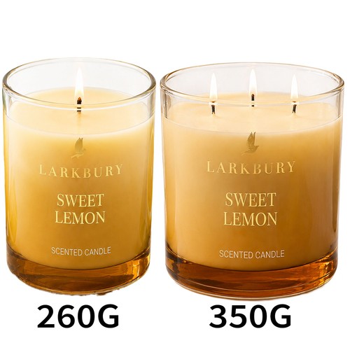 Larkbury candle glass jar - candle,