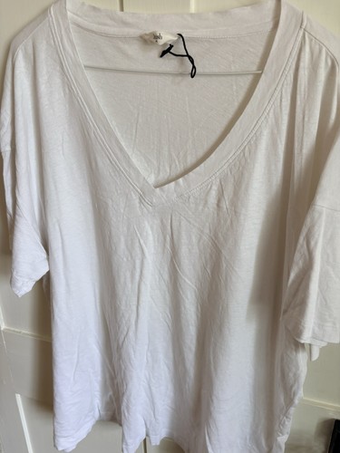 Hush neck white shirt xl - neck,