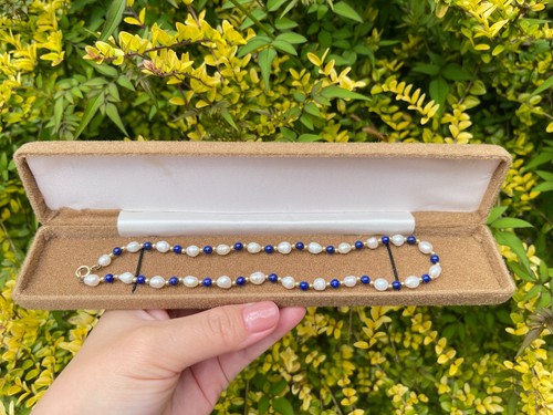 Vintage 9ct gold - vintage, lapis