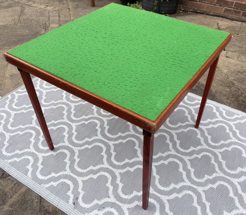 Vintage vono card table green - vono,