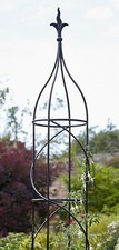 Metal garden obelisk climbing - obelisk,