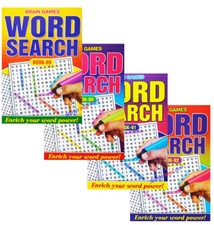 Set Of 4 x Wordsearch Word