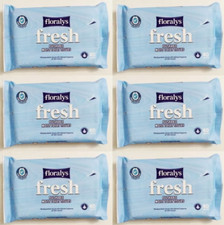 6 x Fresh Wet Moist Toilet