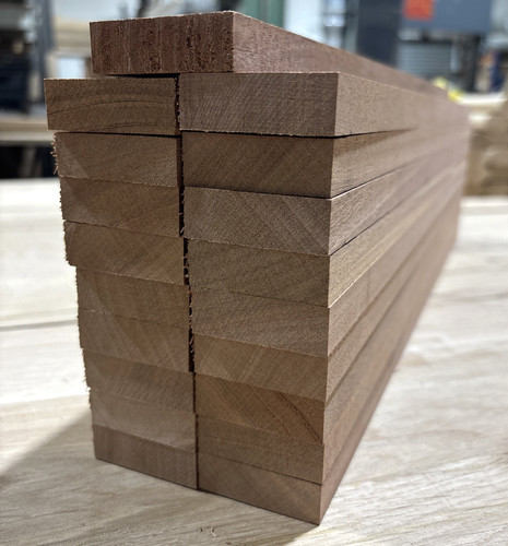 Planed sapele offcuts - planed,