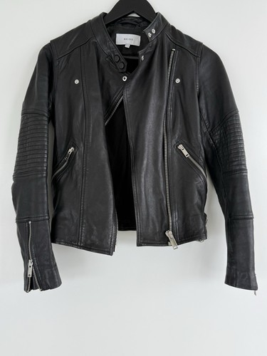 Reiss black 100 - reiss, leather