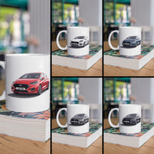 Personalised Ford Fiesta ST-Line Coffee Mug Gift - Choose Colour - FAST POST