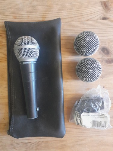 Shure sm58 with spare grills - shure,