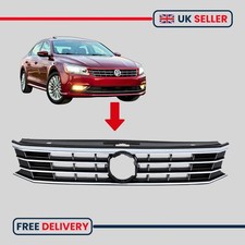 Front Grill for Volkswagen VW PASSAT 2011-2018 + Chrome 561853651/56D853651 USA
