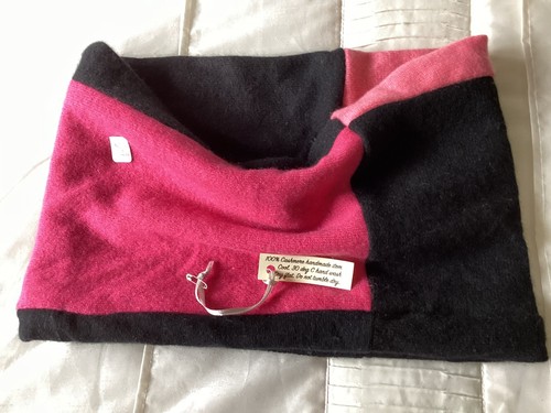 100 cashmere redbone snood - cashmere,