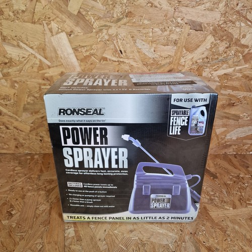 Ronseal portable power sprayer - ronseal,