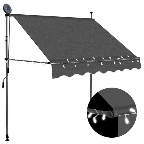 Retractable awning anthracite - awning,