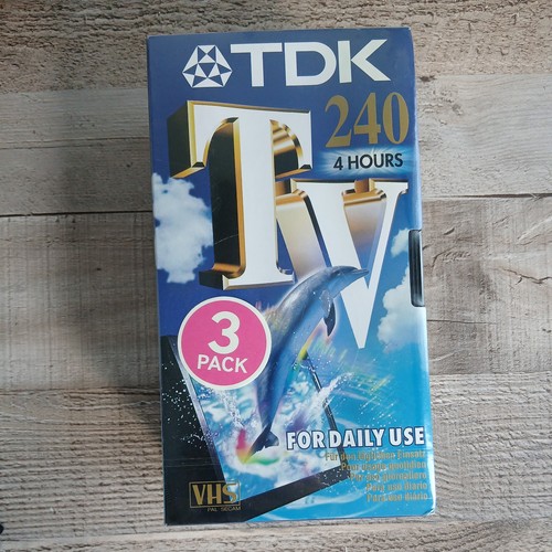 Tdk tv240 hour vhs - vhs, pack