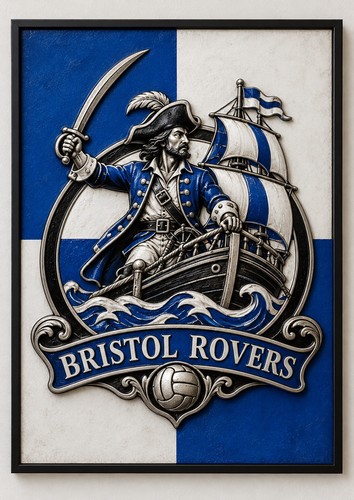 Bristol rovers metallic - bristol,