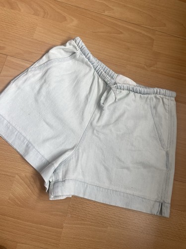 Zara girls blue denim shorts - blue,