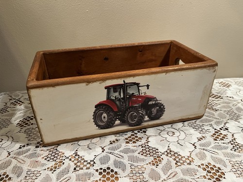 Vintage style red - red, tractor