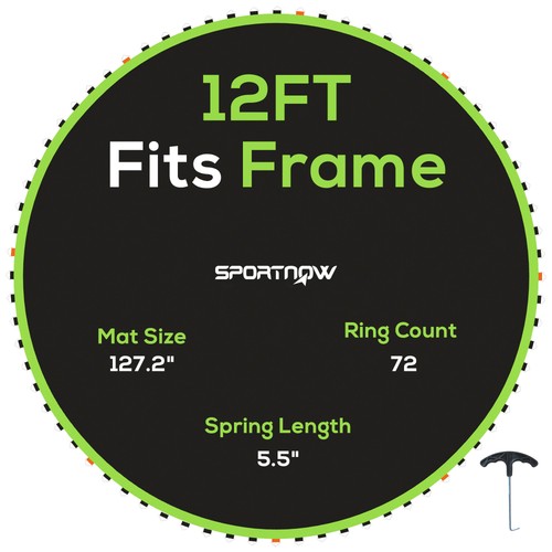 Sportnow trampoline mat - trampoline,