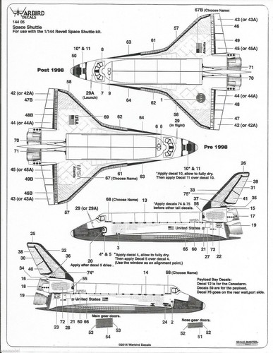 Warbird 144 space shuttle - 1/144,