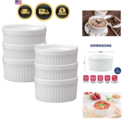 Souffle ramekin set 6 - souffle,