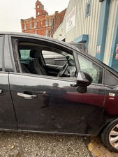 Vauxhall Meriva B Door Drivers Offside Front Black Z22C Mk2 2010-2017 KN12