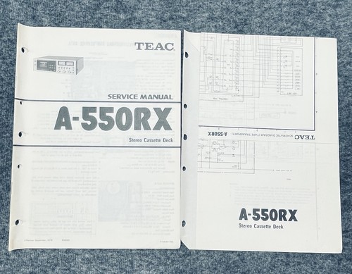 Teac 550rx cassette - cassette, deck
