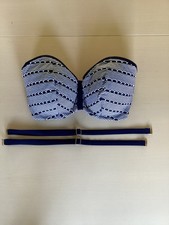 Miss Mandalay Bandeau Multi-Way Bikini Top Size 30FF Lightly Padded Underwired