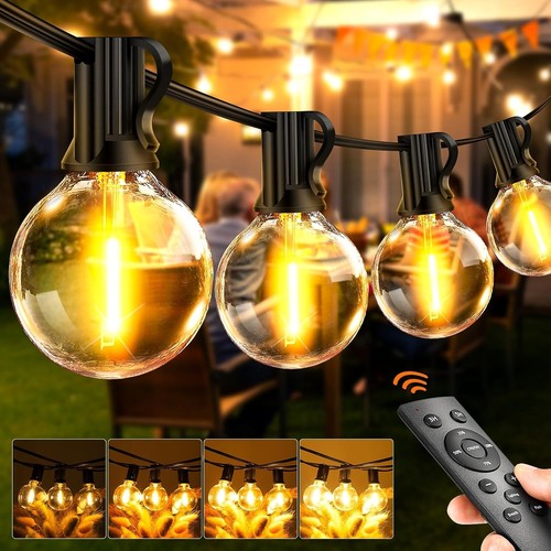 Outdoor string lights - lights, garden
