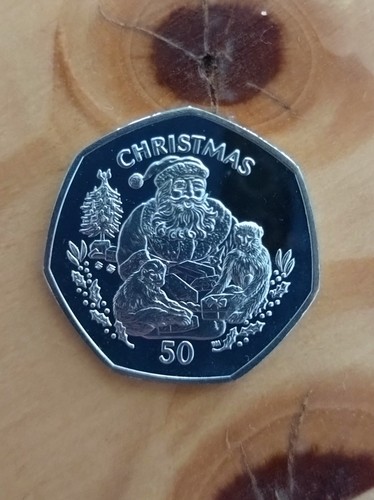Gibraltar 1999 christmas 50p - 1999,