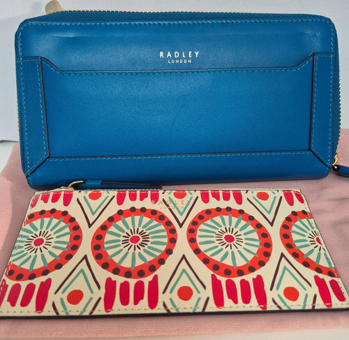 Radley blue leather wallet