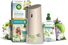 Air Wick Aerosol-Free Automatic Air Freshener Spray Kit, Morning Meadow, 1 gadge
