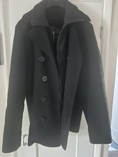Schott Army Style Jacket Pea(s)coat-please read description & look at pictures!!