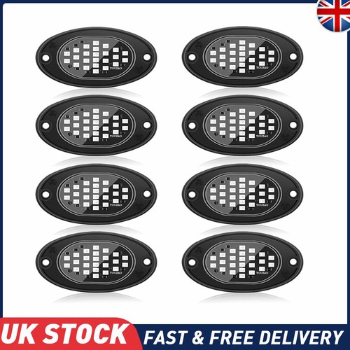 8pc 28led rock lights - 8pc,