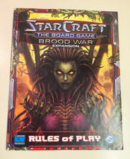 PARTS ONLY - Rules of Play for Starcraft Board Game Brood War Expansion, READ