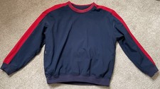ASHWORTH Weather Systems men’s blue and red golfing top size M water resistant